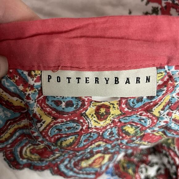 Pottery Barn Adina Quilt Coverlet & Standard Sham (1) Full/Queen Size 91x93 - Picture 2 of 5